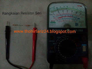 mengukur seri resistor