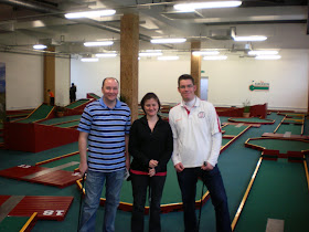 The Green Indoor Mini Golf course in Hither Green, London