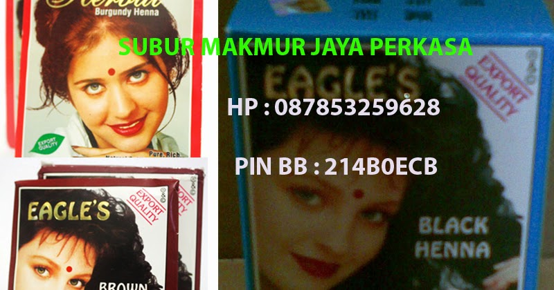  SEMIR  RAMBUT  HENNA HITAM MERAH COKLAT  Subur Makmur Jaya 