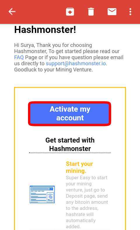 Cara mendapatkan Bitcoin &amp; 400 Gh/s dari situs Hashmonster.io