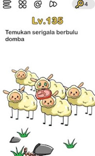 Temukan Serigala Berbulu Domba Brain Out