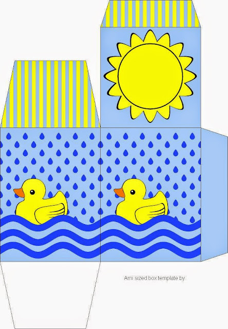 Rubber Ducky Free Printable Box.