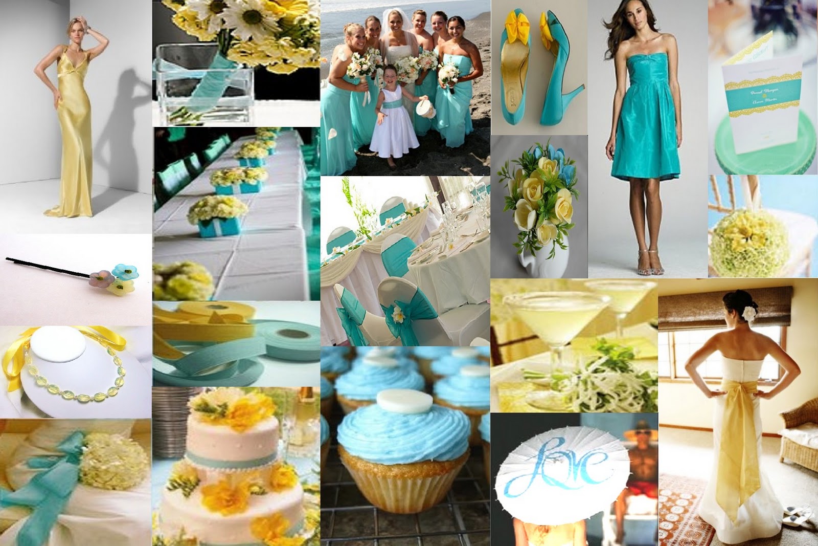 (Blue & Yellow weddings)