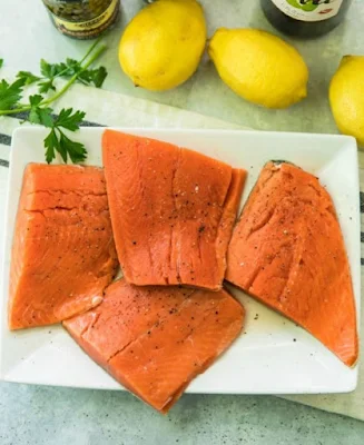 Creamy Salmon Piccata Creamy Salmon Piccata