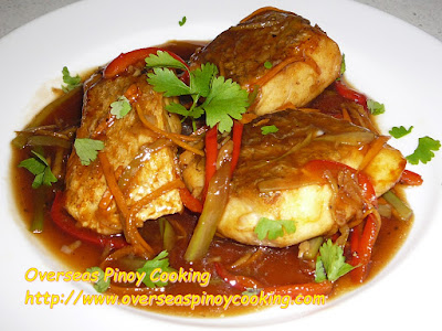 Snapper Fillet Pinoy Escabeche Style