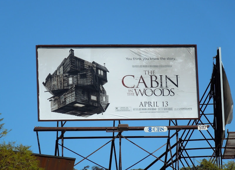 Cabin in the Woods billboard