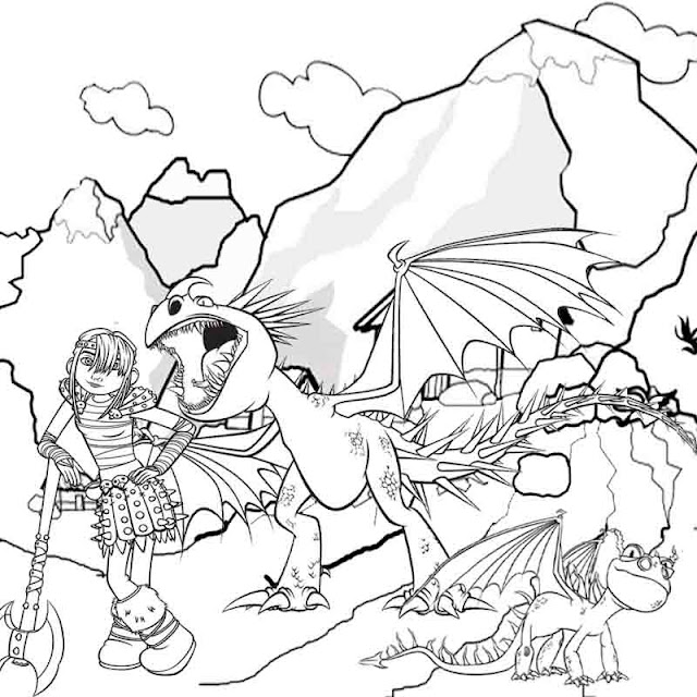 Free Printable Dragon Coloring Pages For Kids - dragon coloring pages for kids