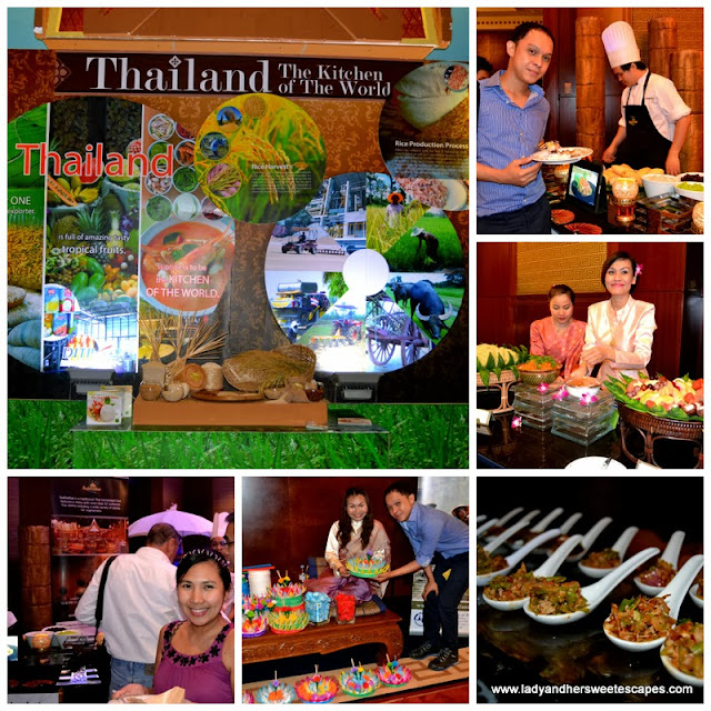 Lady and Bien at the launching of Thai Food Fest at Dusit Thani 