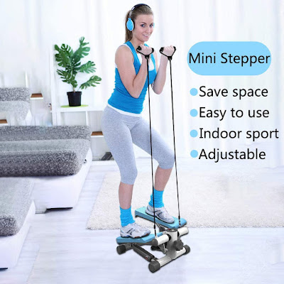 Professional Mini Swing Stepper Swing Machine With Lcd Monitor And Durable Resistance Bands