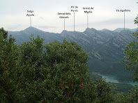 La Serra de Picancel vista després de passar el Fora del Vent