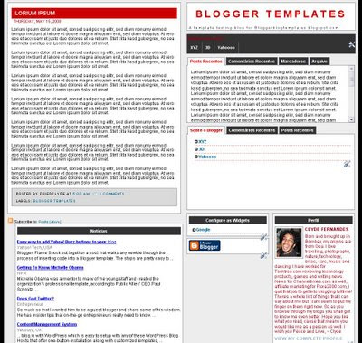 Tabs 01 Blogger Template