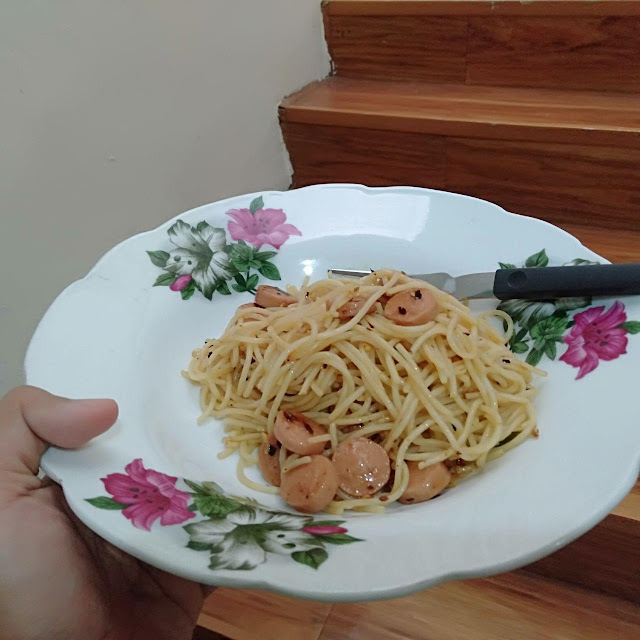 spaghetti aglio olio 