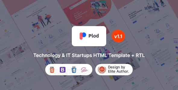 Best Technology and IT Startup HTML Template