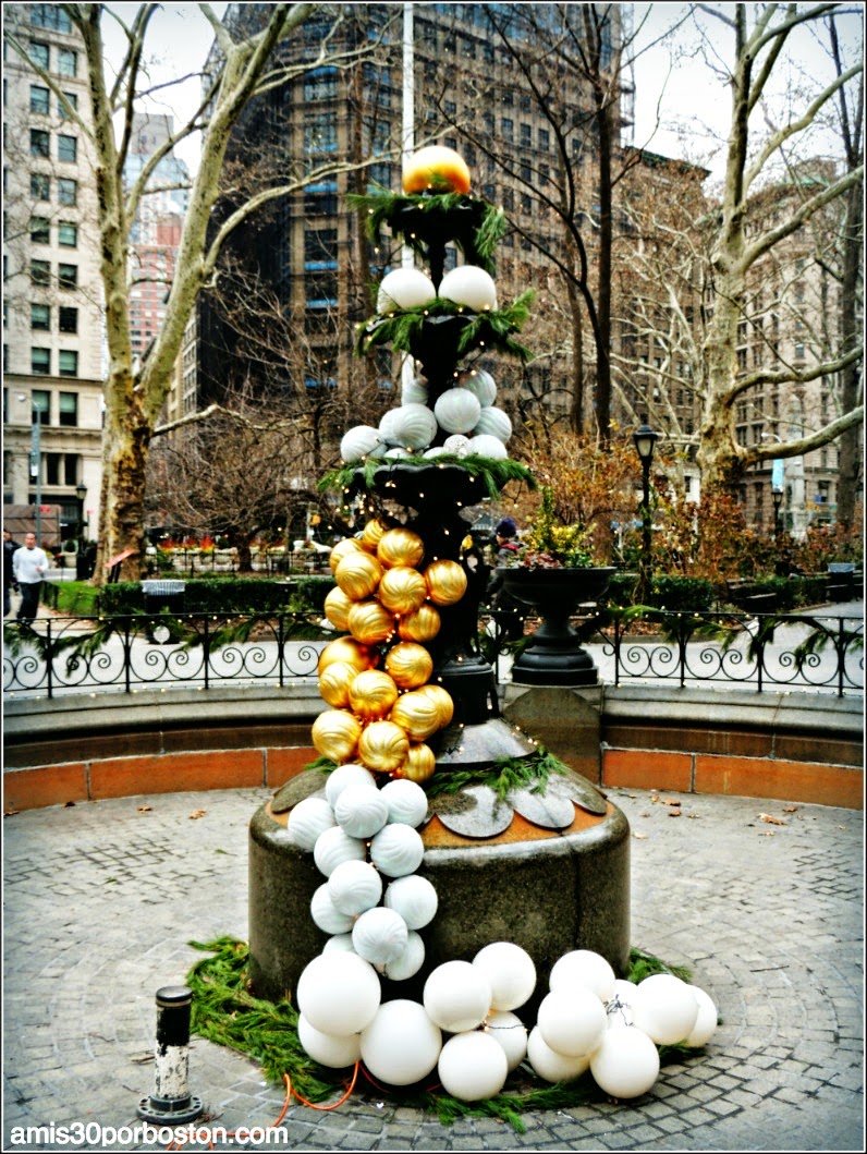 Adornos de Navidad en Madison Square