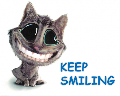 keep smiling no matter what