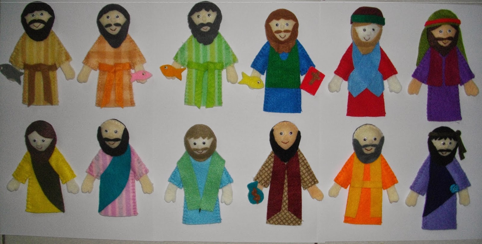 BONEKA JARI ALKITAB: BONEKA JARI 12 MURID YESUS