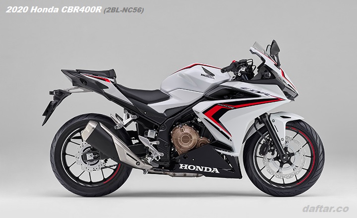2020 Honda New CBR400R Pearl White NC56