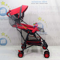 Kereta Bayi Pliko PK107N Techno Buggy Red