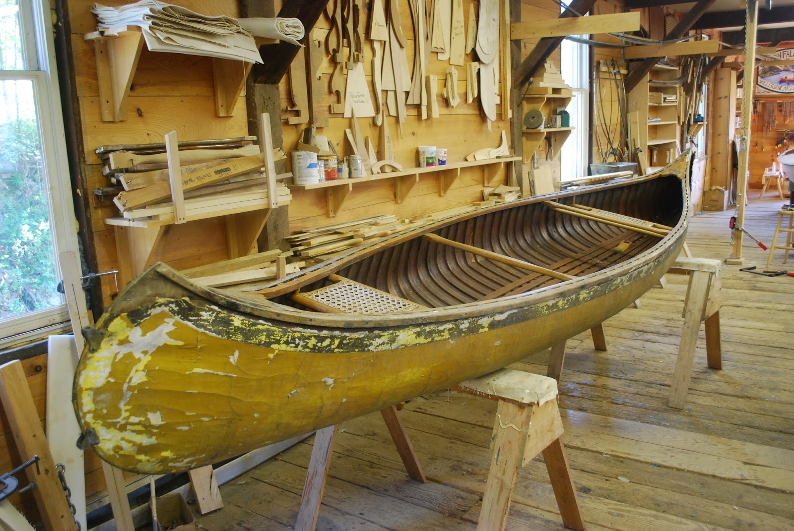 Salmon Falls Canoe: Shop updates - Penn Yan Swift, EM ...