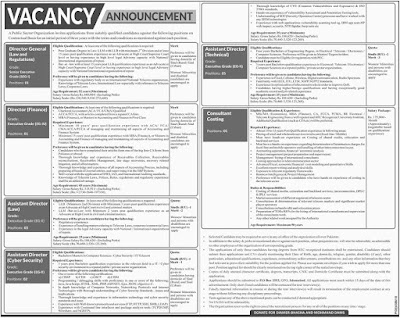 Public Sector Organization Jobs 2019 | P.O Box 2553 GPO Islamabad 