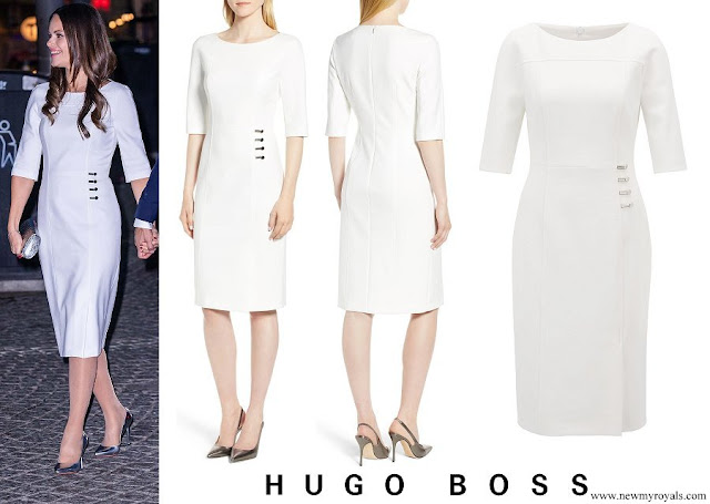 Princess Sofia wore HUGO BOSS Disoma Dress