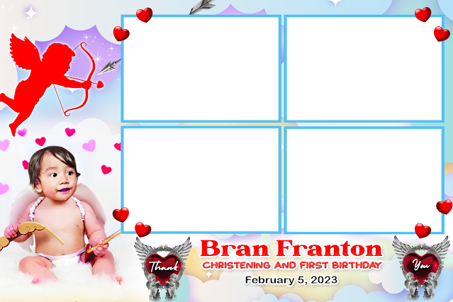 Cupid Photo Booth Inspired Template