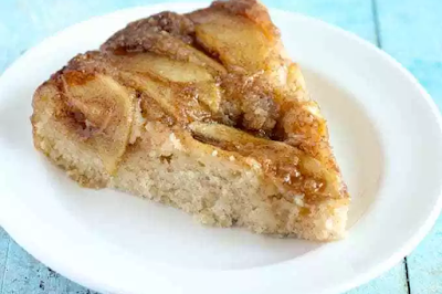 CARAMEL APPLE UPSIDE-DOWN CAKE #caramel #apple