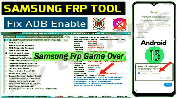Samsung All Security FRP Bypass Tool