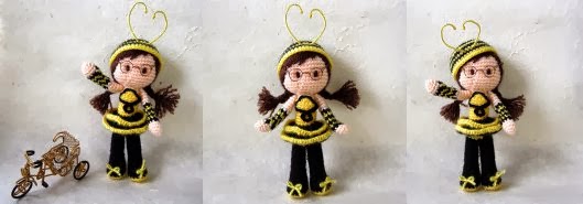 Chica-abeja-amigurumi