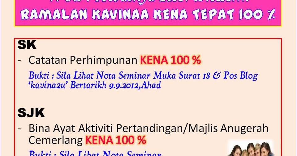 TUISYEN KAViNAA - Teman Sukses Anda: Tips KENA TEPAT UPSR 2012