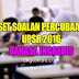 Set Soalan Percubaan Bahasa Inggeris 2016