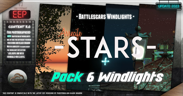 NEW RELEASE: Battlescars Windlights - STARS - ARRECIFE 3.0 (PREMIUM) EEP 2023