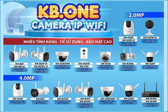 Cập nhật Top 5 Siêu Phẩm Camera IP Wifi KBONE Ra Mắt Vào Tháng 12 Năm 2021