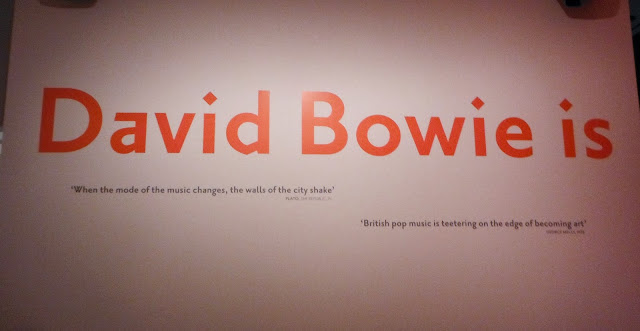 David Bowie Is Exhibit opening sign at the Art Gallery of Ontario, Toronto