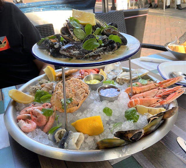 Seafood platter in Hastings