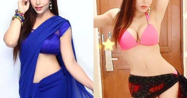 ullu web series actress saree vs bikini