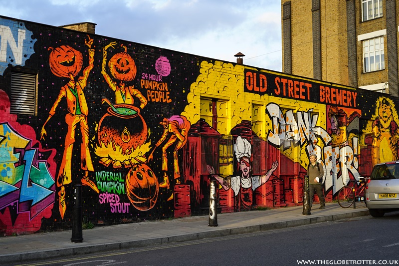 Street art at Hackney Wick - Old Street Brewery