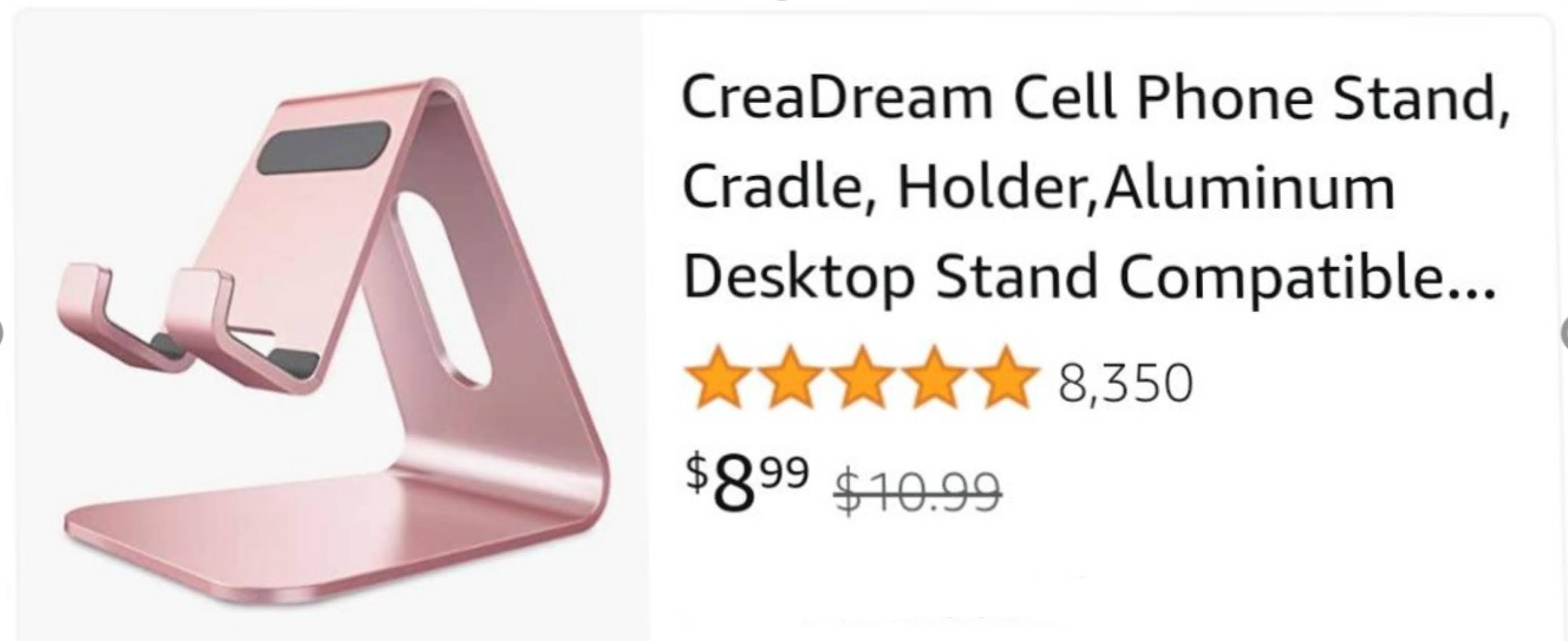 creadream phone stand $9.99