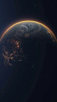 Planeta no Espaço Wallpaper Celular