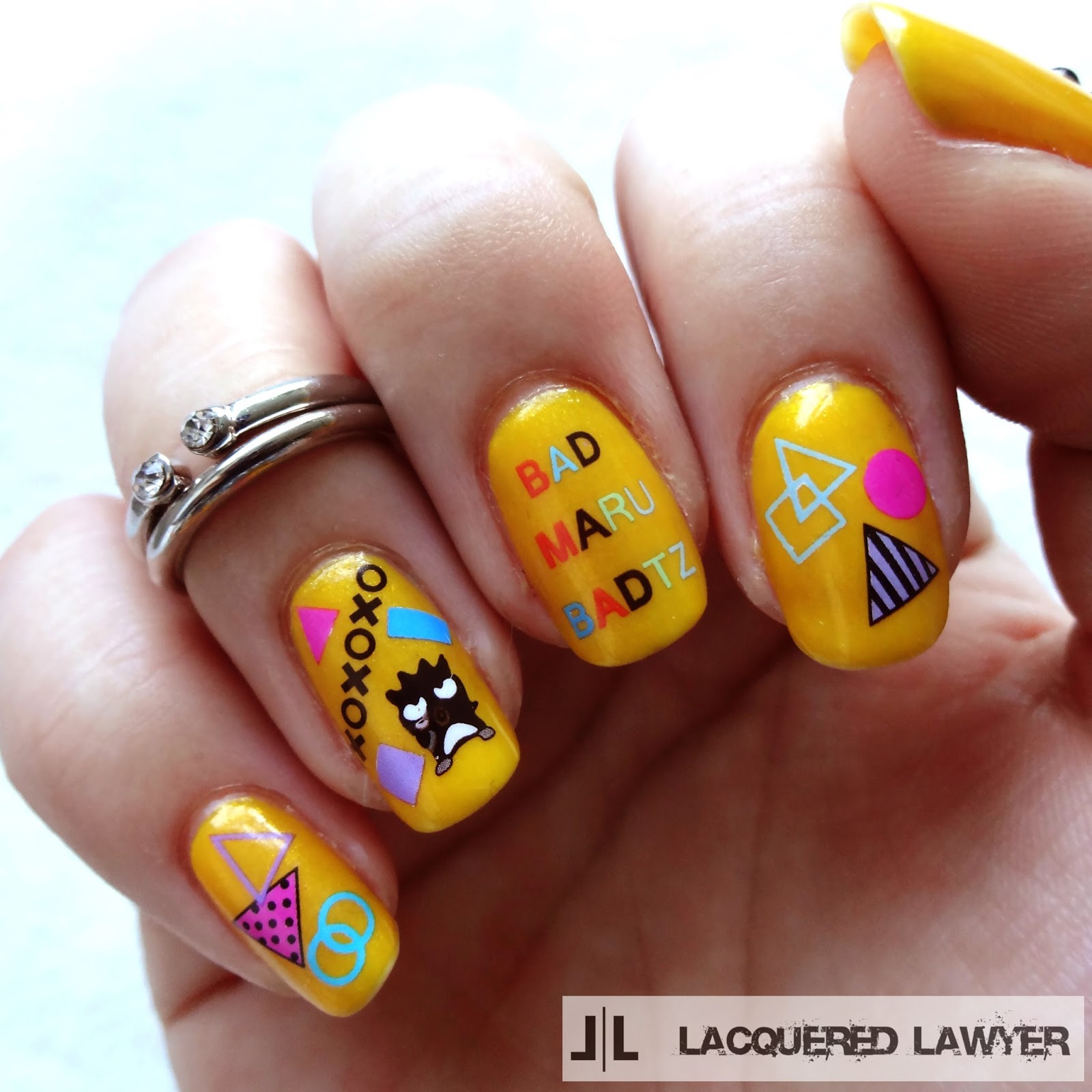 Bad Badtz Maru Nail Art