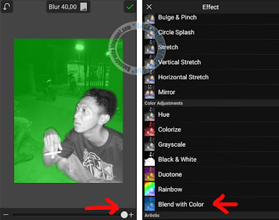 Cara membuat foto berasap rokok warna pelangi 