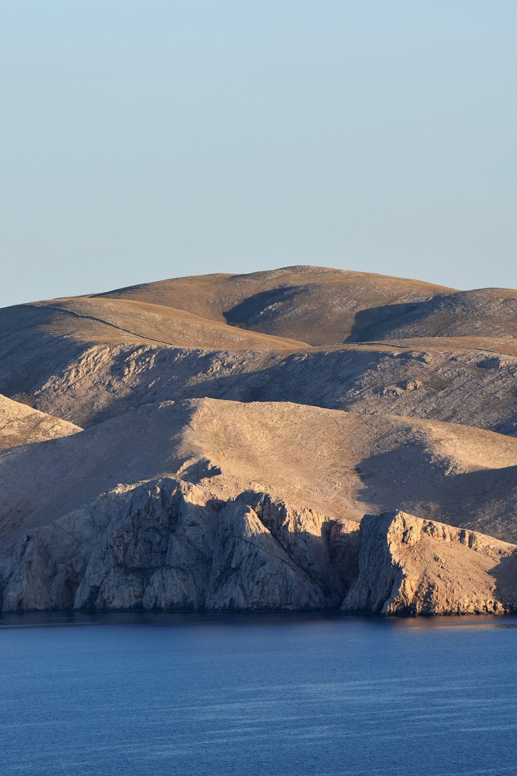 The view from the castle of Baška, Krk island