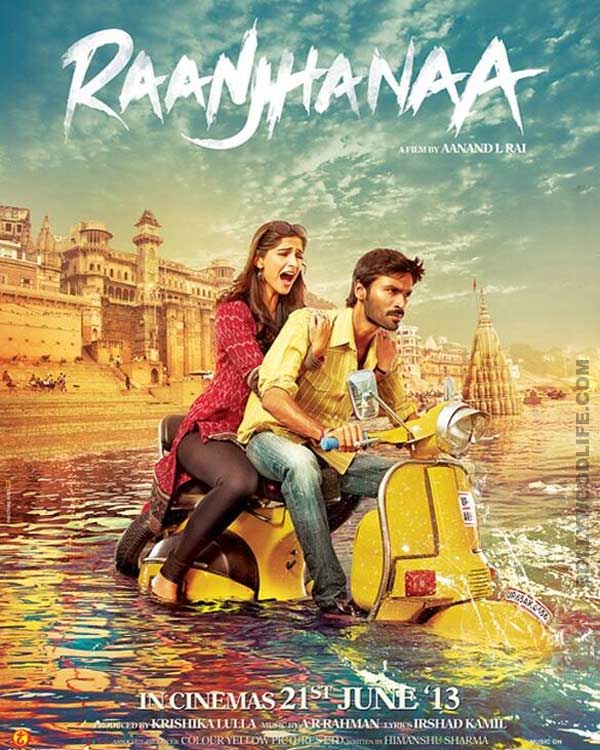 Raanjhanaa 2013 DVDRip 700mb Hindi Movie Download