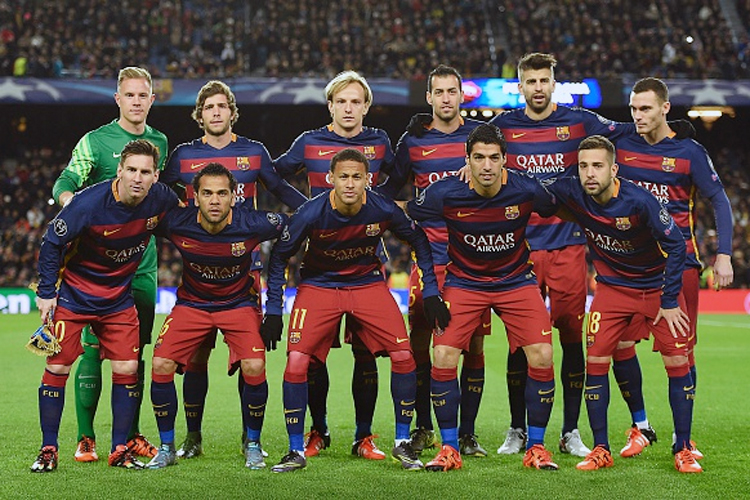 Barcelona Soccer Team Players