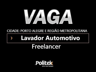 Vaga para lavador de carros em Porto Alegre