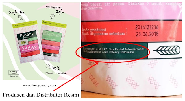 Produsen dan Distributor Resmi Fleecy Scrub dan Bangle Tea