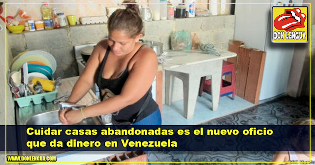 Cuidar casas abandonadas es el nuevo oficio que da dinero en Venezuela