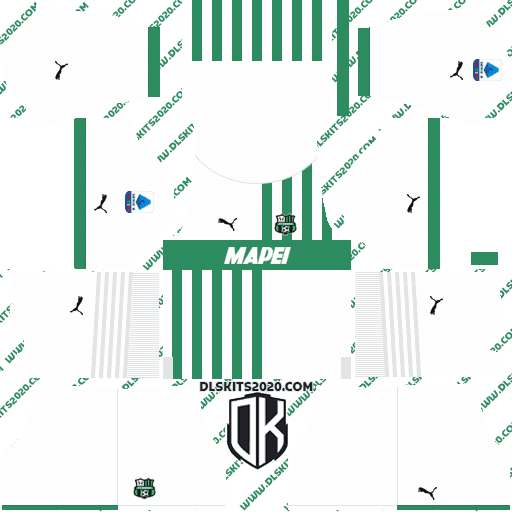 U.S. Sassuolo DLS Kits 2022-2023 Puma - Kit Dream League Soccer 2019 (Away)