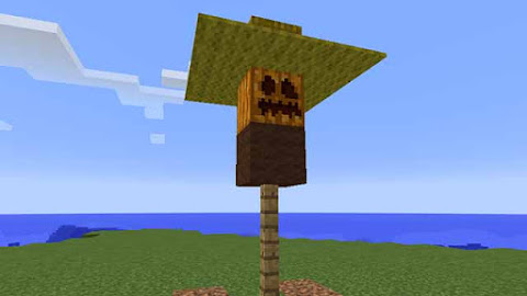 マインクラフト リアルな案山子 かかし の作り方 マイクラマルチプレイ日記ブログ