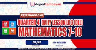 MATHEMATICS 7-10 DLL Compilation (4th Quarter)